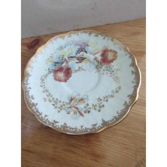 Vintage Aynsley Tea Cup & Saucer Set Orchid design 1950's - Picture 8 of 16